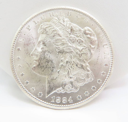 1884 UNC Carson City Morgan Silver Dollar