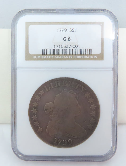 1799 Draped Bust Dollar NGC G 6