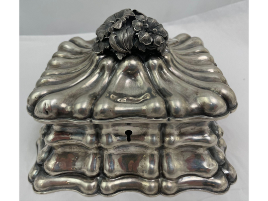 Austrian .835 Silver Keepsake Box