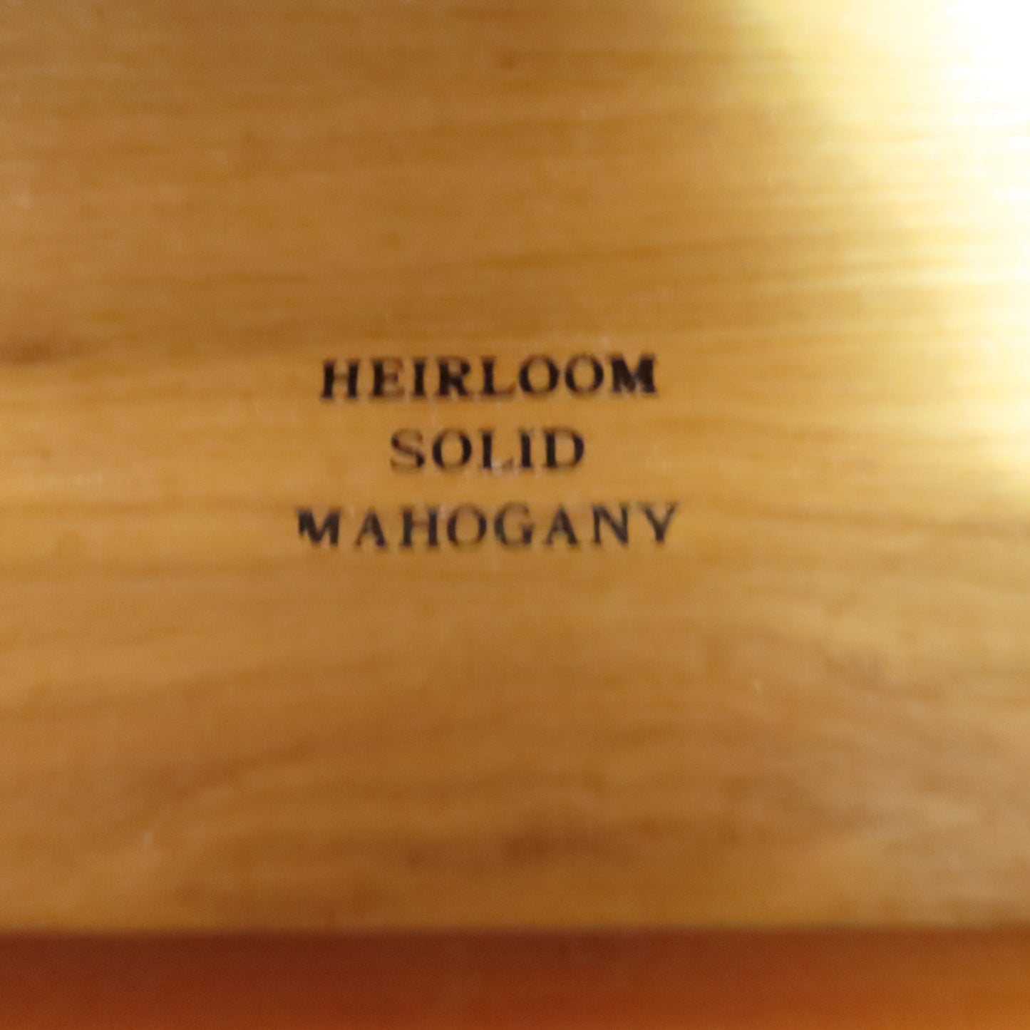 Antique Queen Anne Lowboy Solid Heirloom Mahogany Wood Table