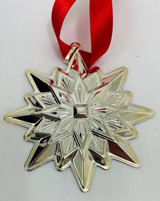 Reed and Barton 2024 Sterling Star Ornament
