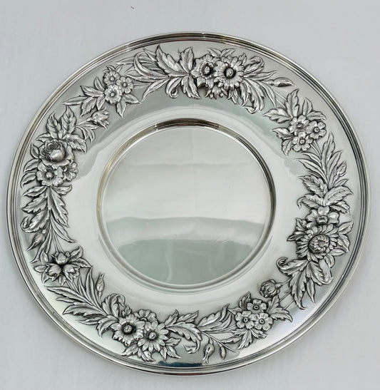 Kirk Repousse Sandwich Plate