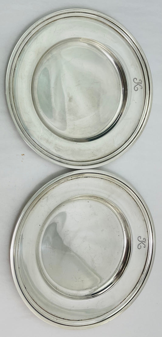 Tiffany Sterling Bread Plates