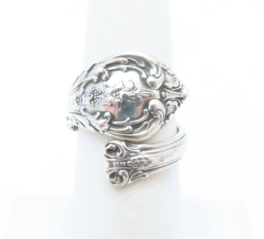 Sterling Silver Gorham King Edward Spoon Ring (Size 6)