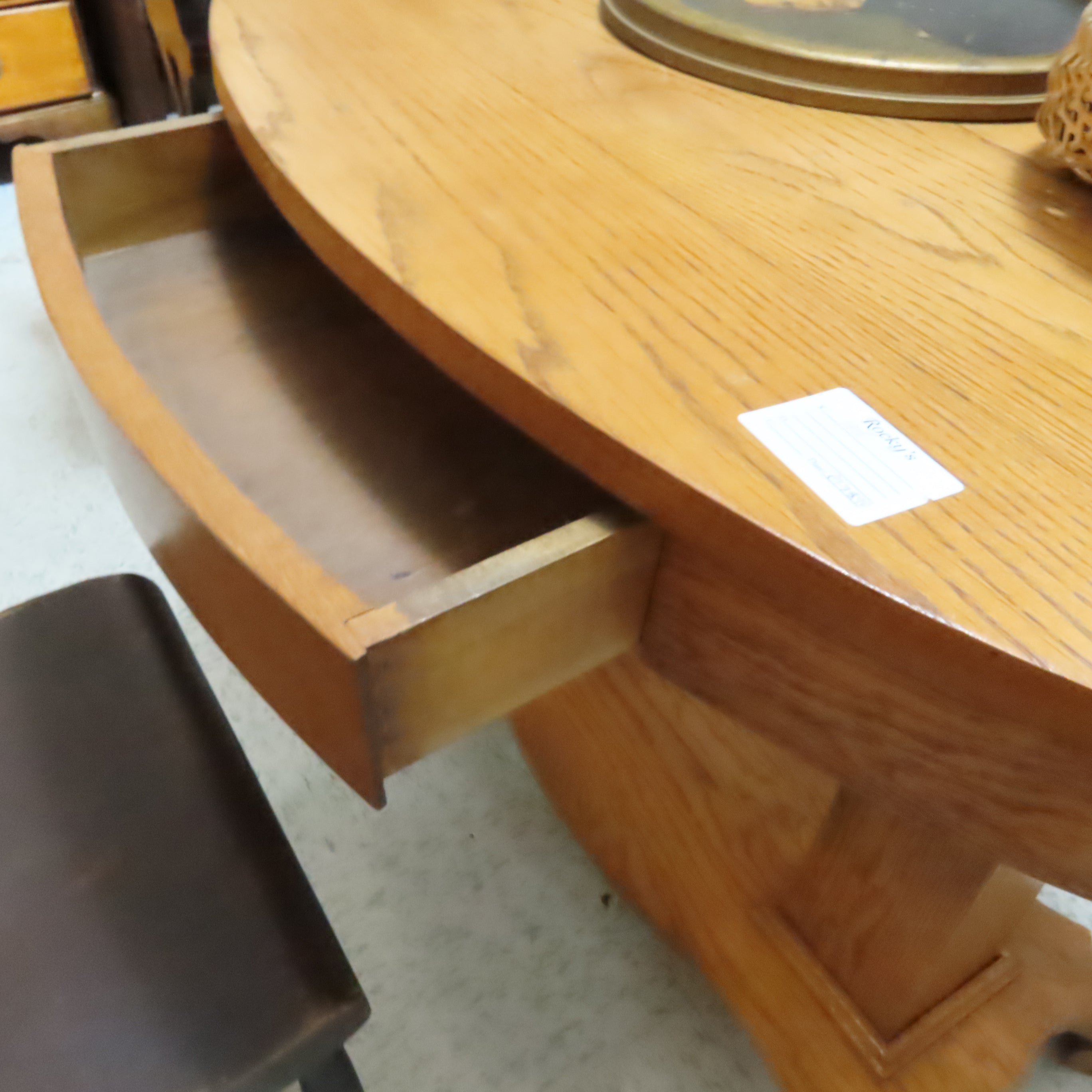 Oval Table Antique Oak Dining French フランス アンティーク at