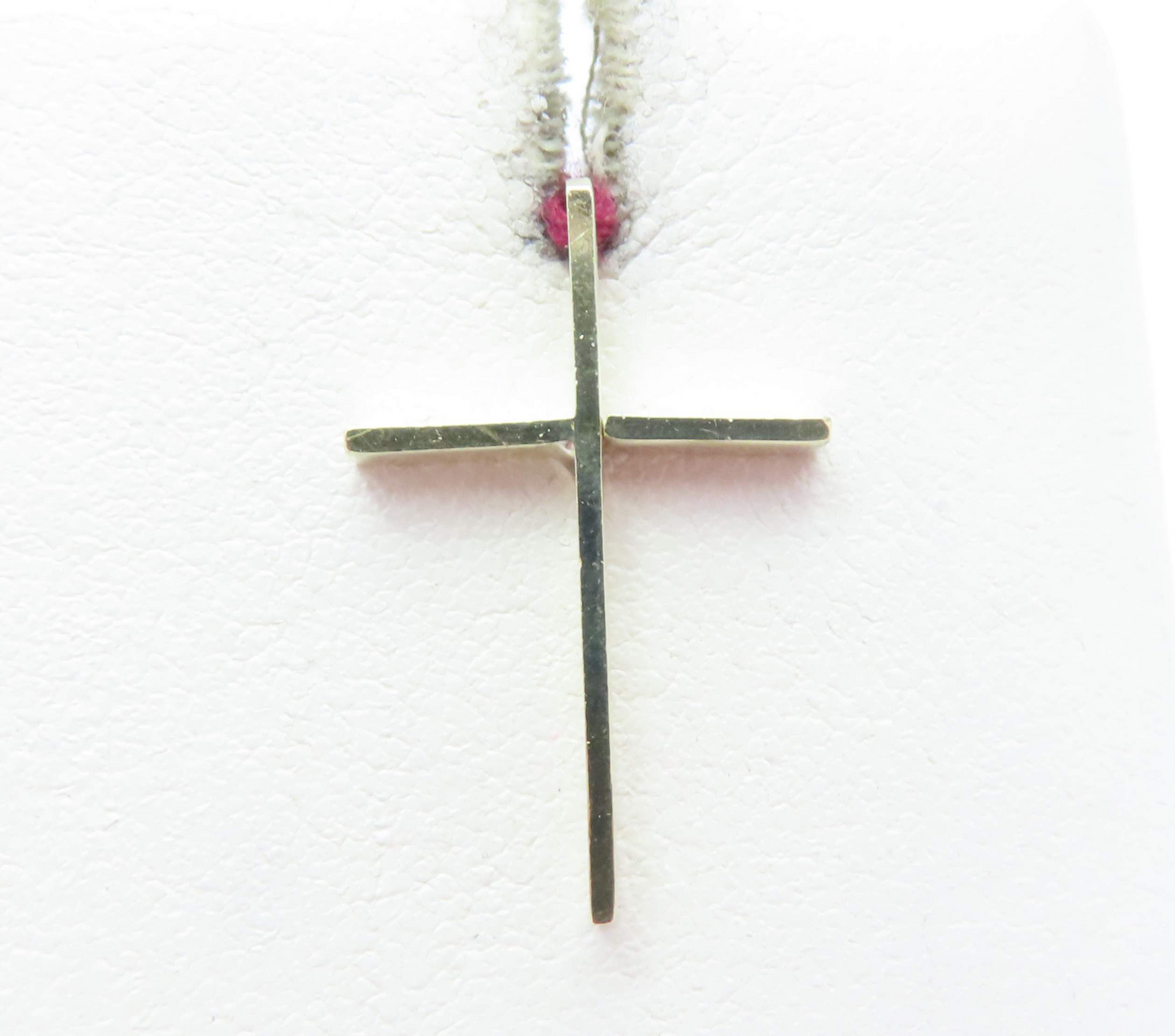 8kyg Plain Cross Pendant ~1"
