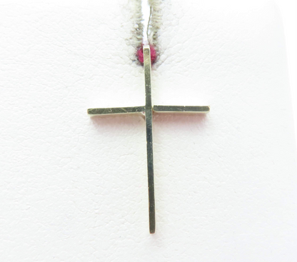 8kyg Plain Cross Pendant ~1"