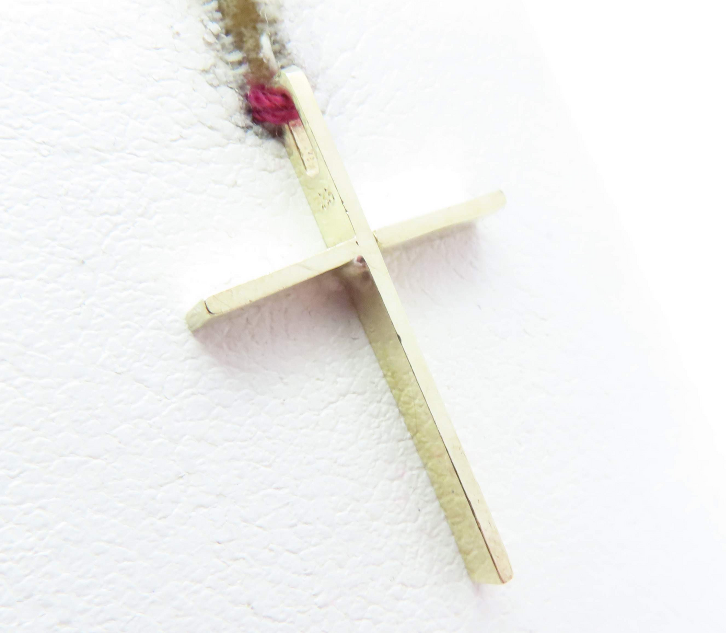 8kyg Plain Cross Pendant ~1"