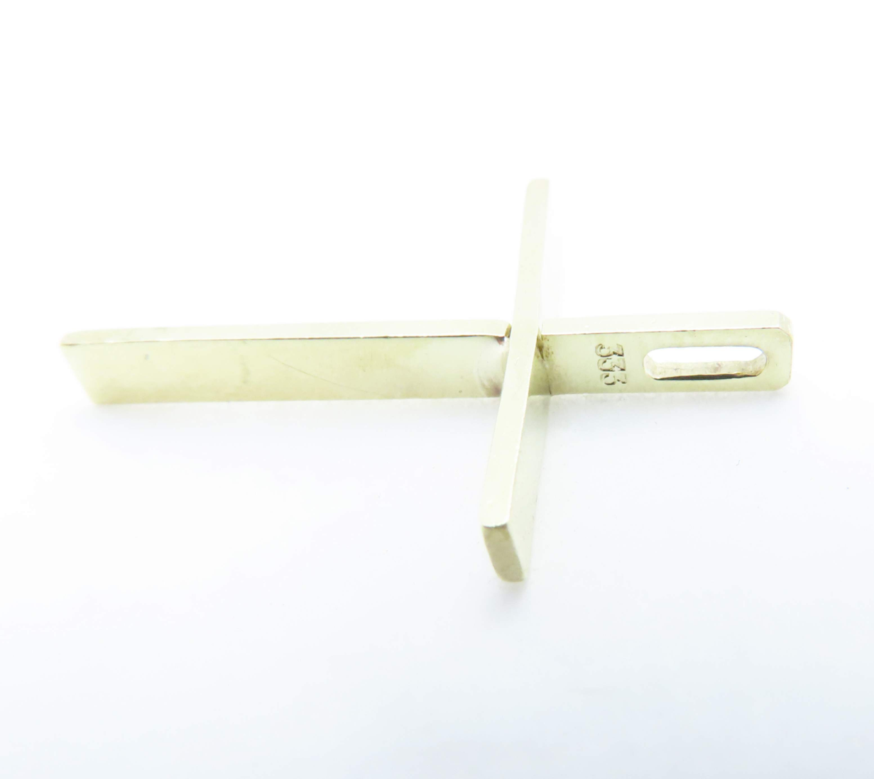 8kyg Plain Cross Pendant ~1"