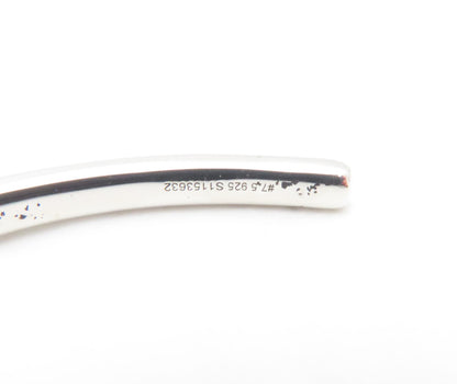 Estate Gabriel & Co. Sterling Silver 91>19 "No Harm Shall Overcome You" Cuff Bracelet