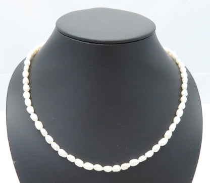 Sterling Silver Freshwater Pearl Strand Necklace 20"