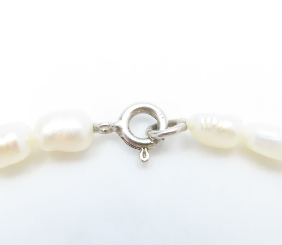 Sterling Silver Freshwater Pearl Strand Necklace 20"