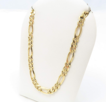 10k Yellow Gold 5.8mm Figaro Link Chain 20”