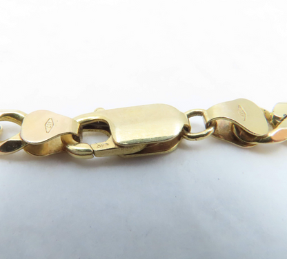 10k Yellow Gold 5.8mm Figaro Link Chain 20”