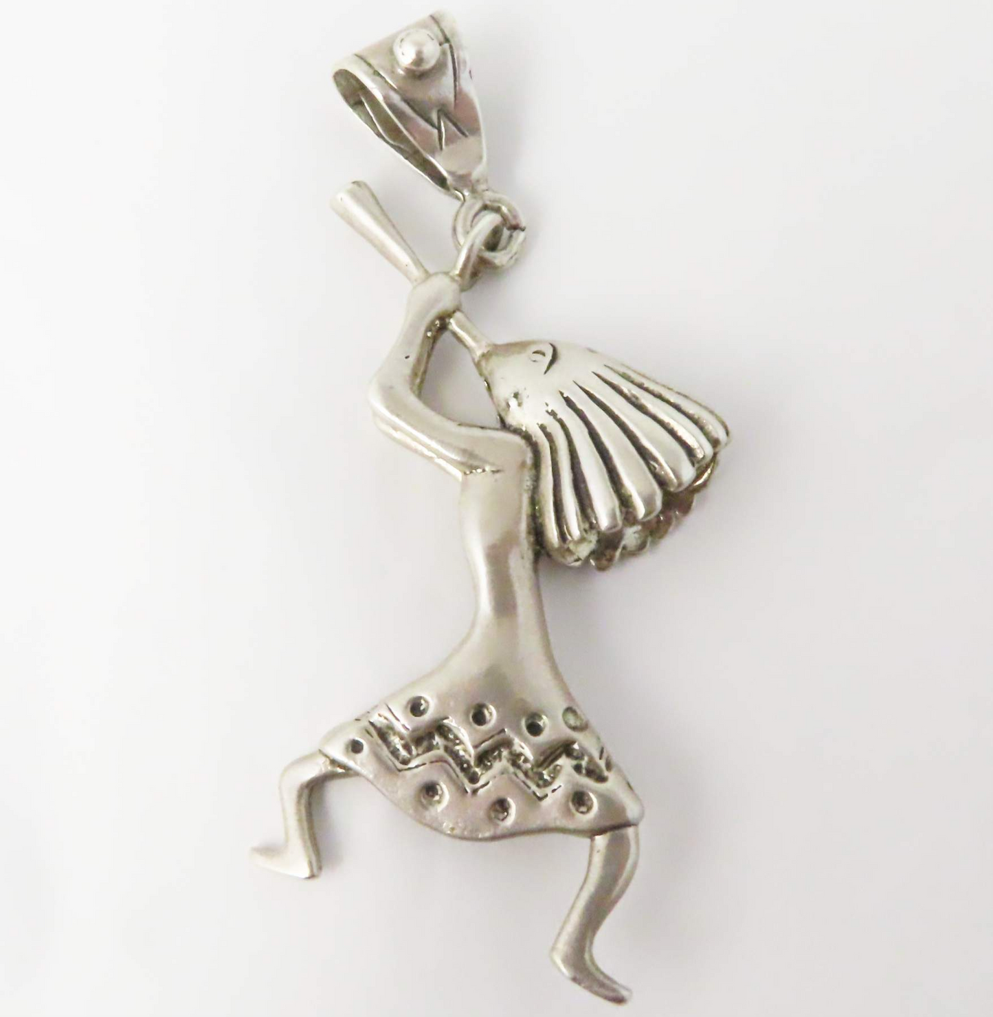 Sterling Silver Kokopelli Pendant