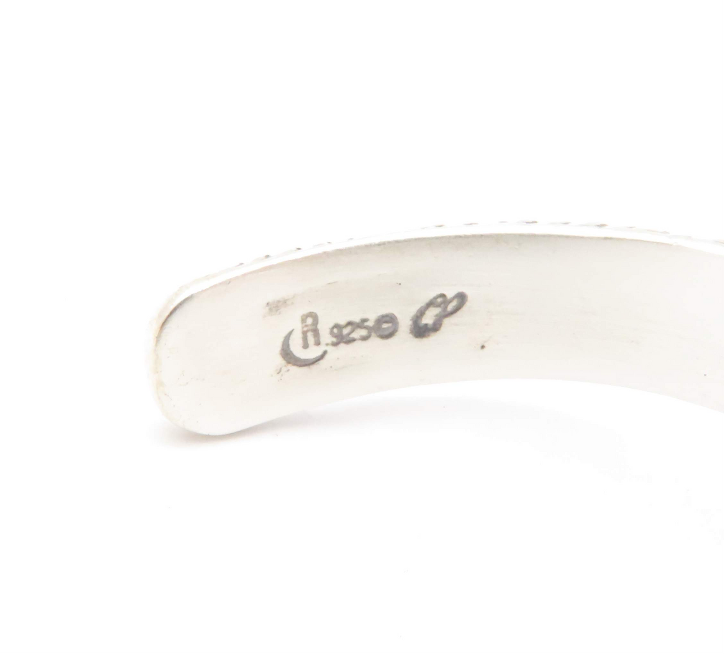Sterling Silver 3 Stone Lapis Cuff Bracelet *Carolyn Pollack